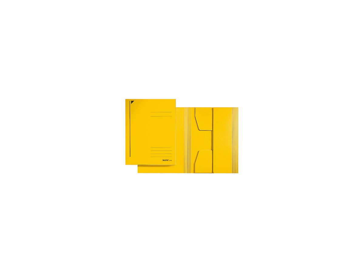 Leitz Jurismappe 39240015 DIN A4 3Klappen Colorspankarton gelb