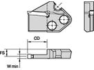 KENNAMETAL A4M50R0414MC A4 MODULAR STRAUGHT BLADE WITH COOLANT