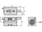 KM SYSTEMS KM50CL2SR3275P KM50 LOC2 32MM QUADR. SCHAFT RECHTS