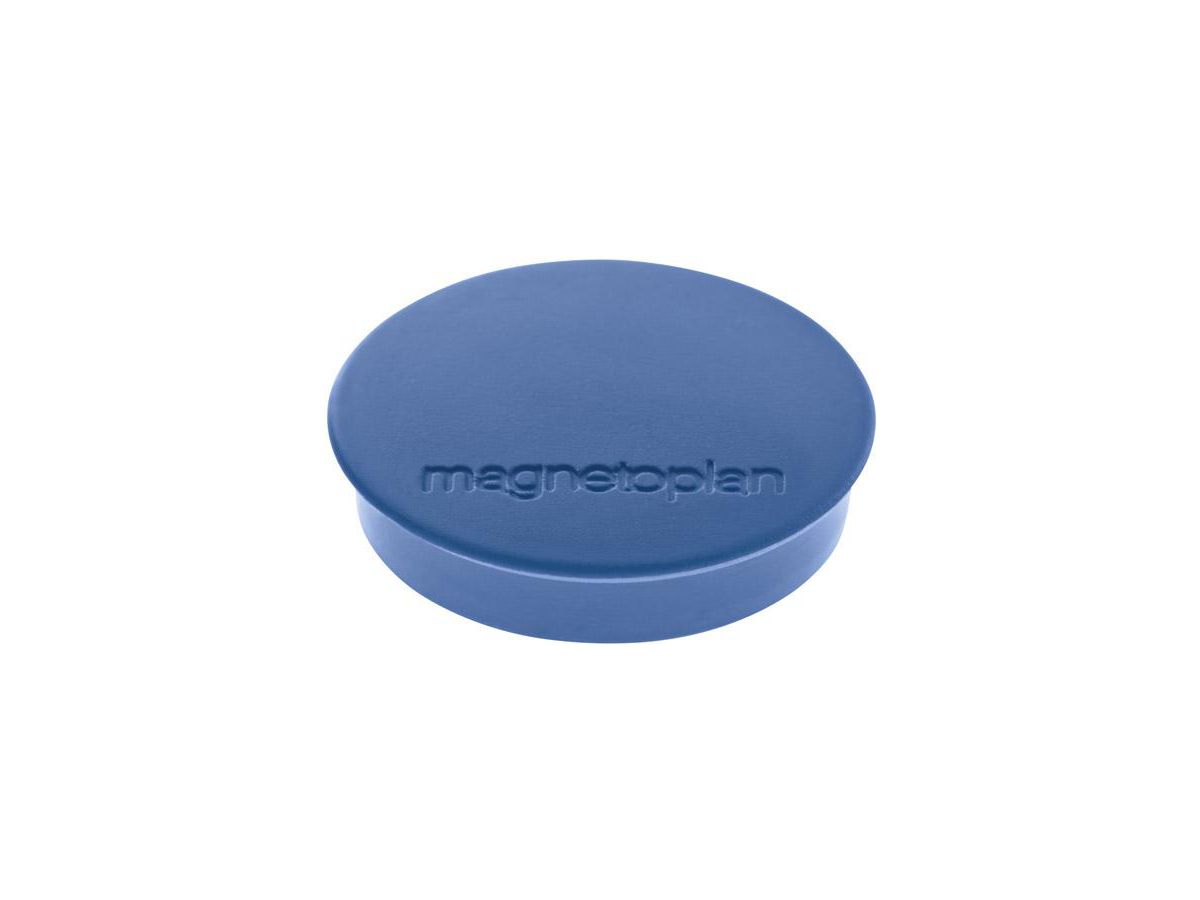 Magnet D 30 mm VE 10 Stück Haftkraft 700 g, dblau