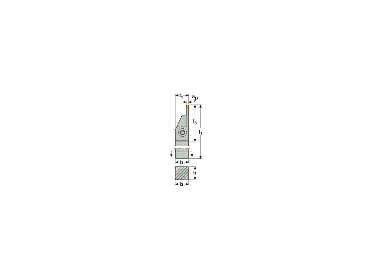 SECO MDT-Klemmhalter CFZL1616M2802RB