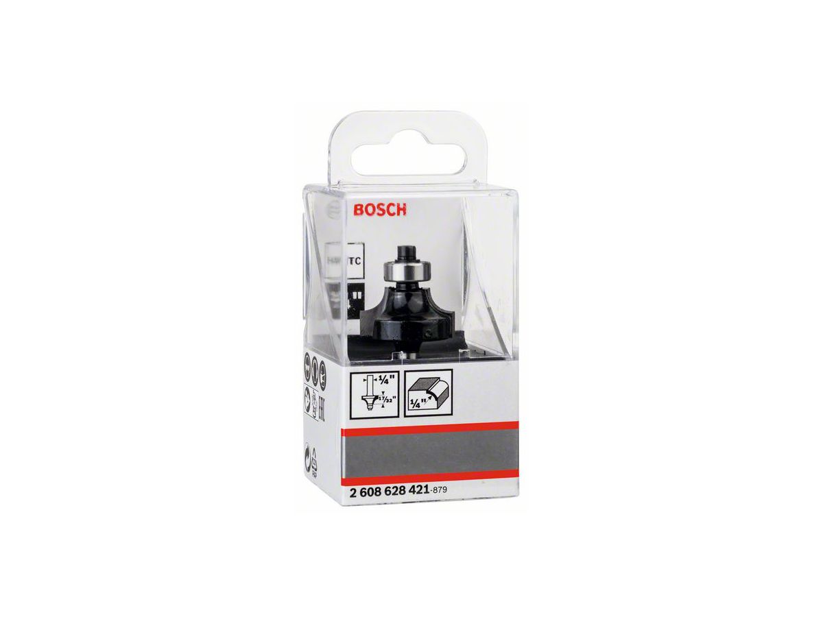 BOSCH Viertelstabfräser 6,35x25,4x54 mm