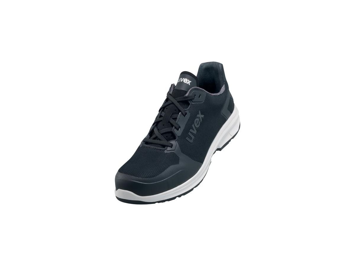 UVEX 1 sport Sicherheits-Halbschuh Gr. 46 W10 S1PL ESD SR schw/weiß 6594.1