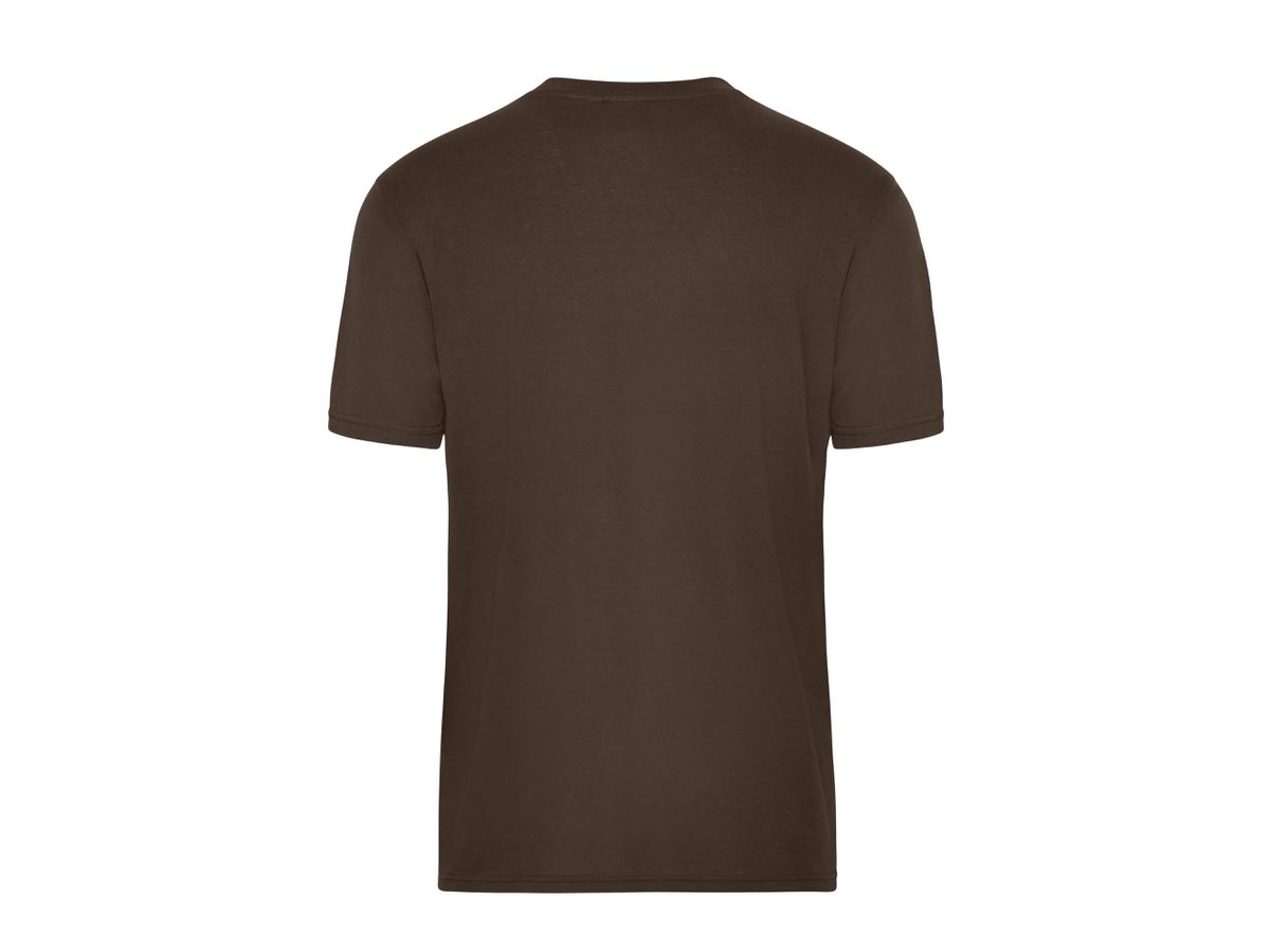 JN Herren Workwear  T-Shirt JN1808 brown, Größe XS