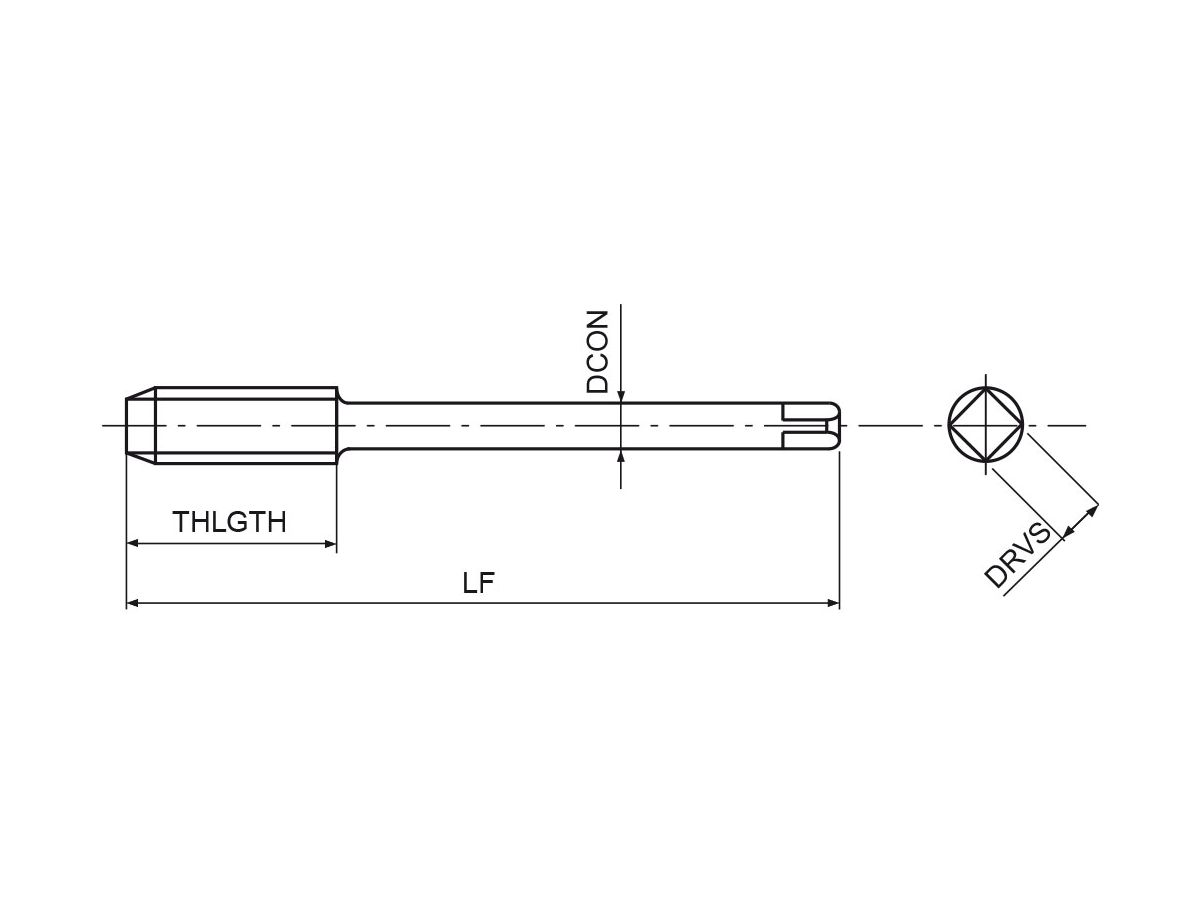 OSG Gewindebohrer A-SFT 45° Uni 7GX DIN 371/C HSSE-PM TiCN M10x1,5