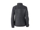 JN Ladies Lightweight Jacket JN1111 100%PES, black/silver, Größe M
