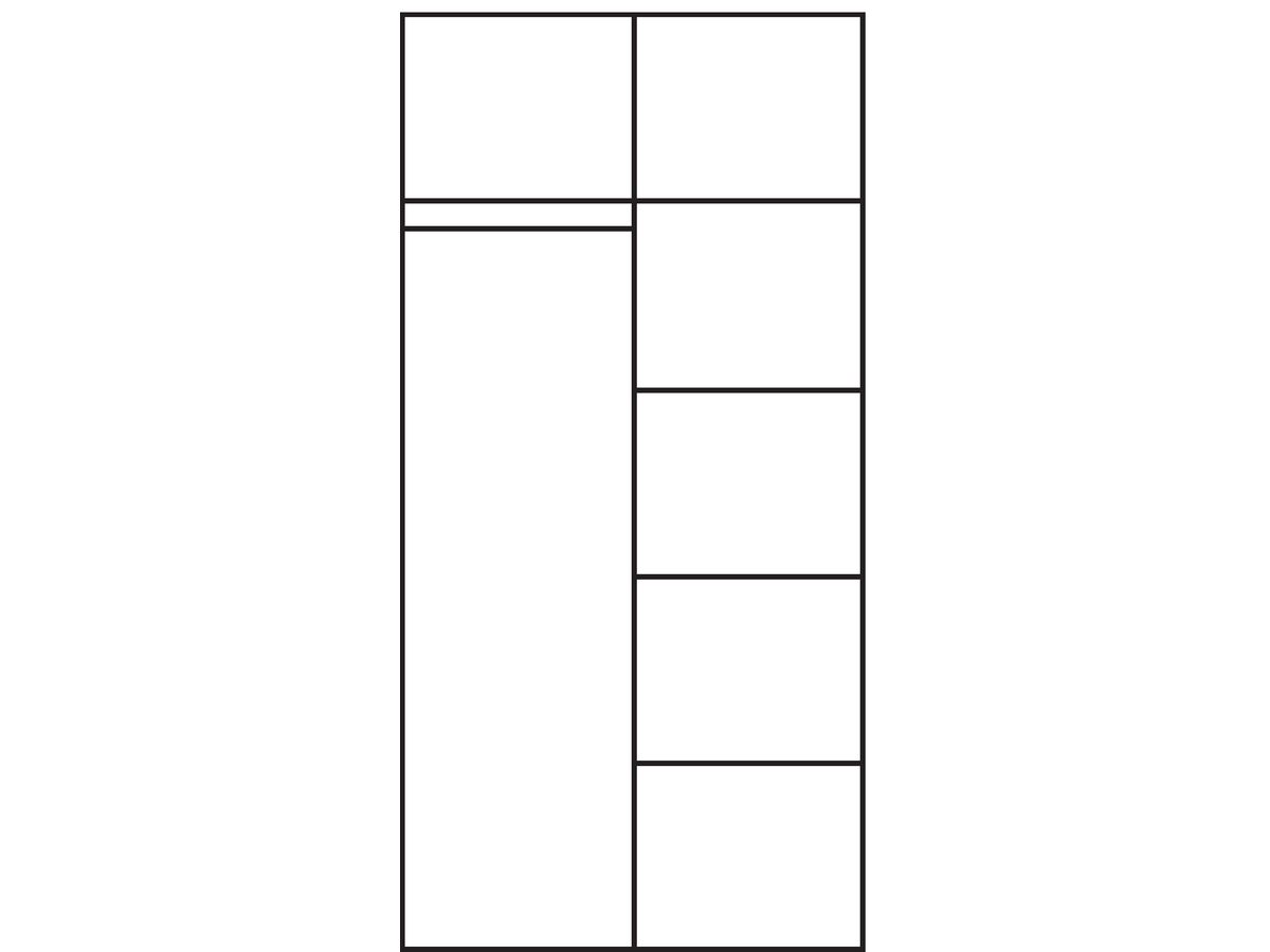 Flügeltürenschrank 4 FB 1950x930x500 mm KS