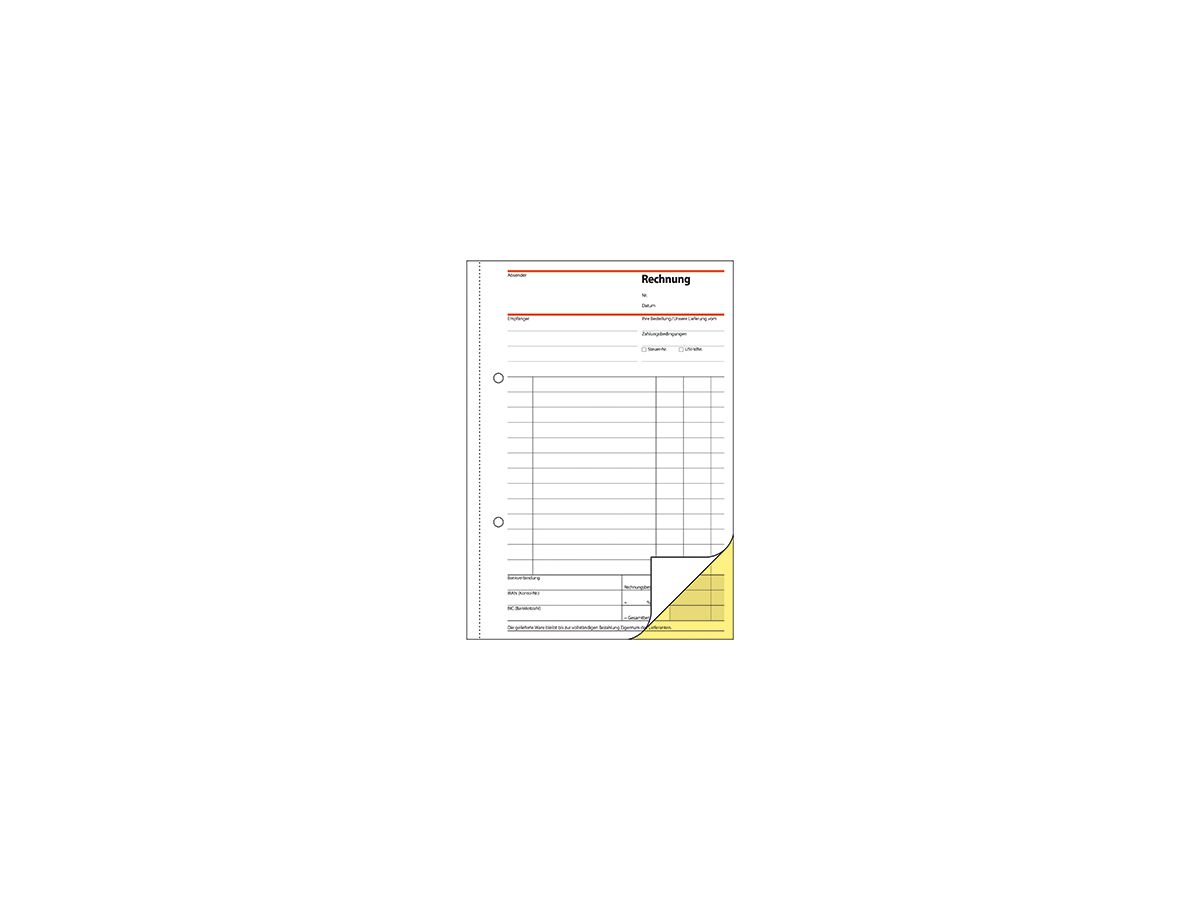 Sigel Rechnung SD031 DIN A5 selbstdurchschreibend 2x40Blatt