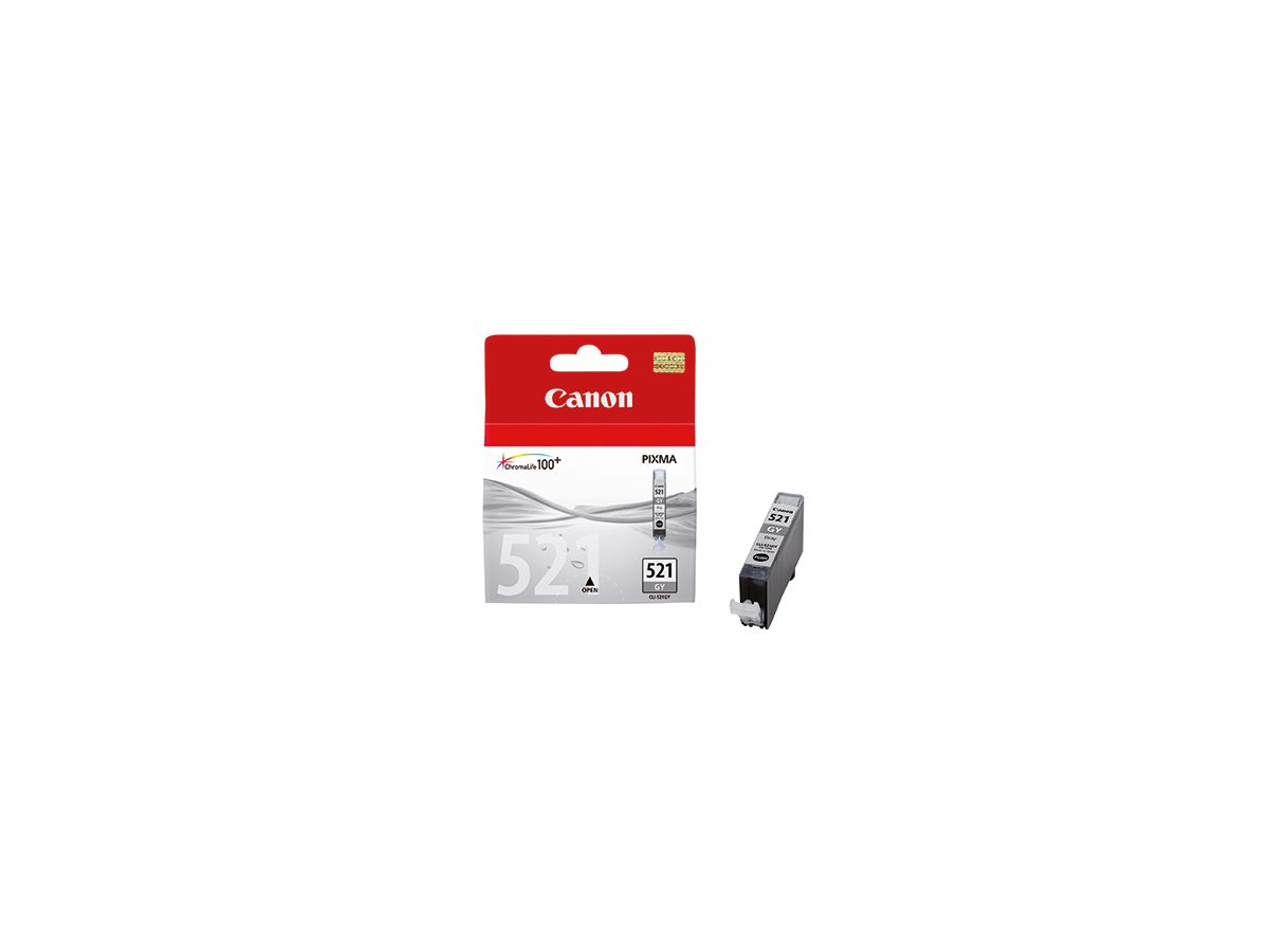 Canon Tintenpatrone CLI521GY 2937B001 9ml grau