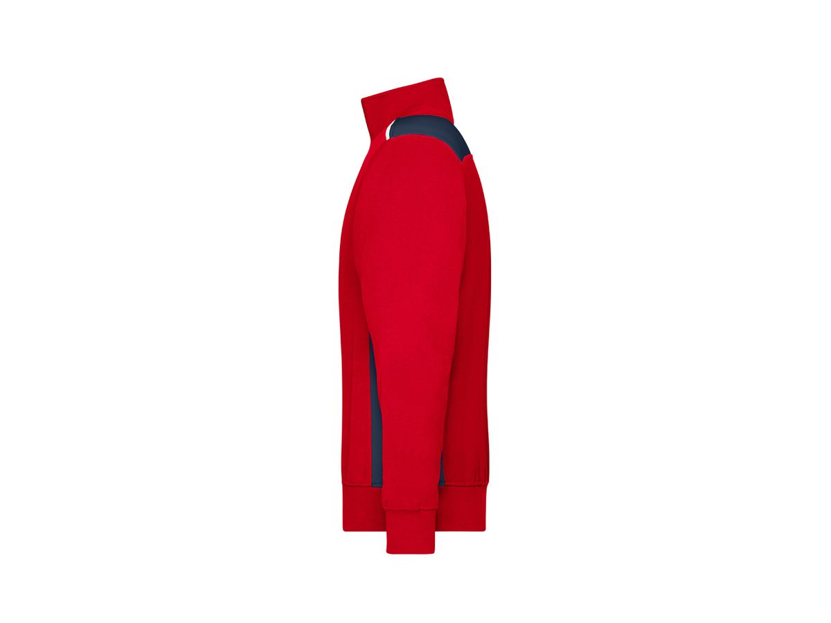 JN Sweatshirt mit Stehkragen JN868 red/navy, Größe 6XL