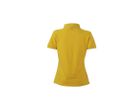 JN Ladies Polo JN985 95%BW/5%EL, sun-yellow/white, Größe L