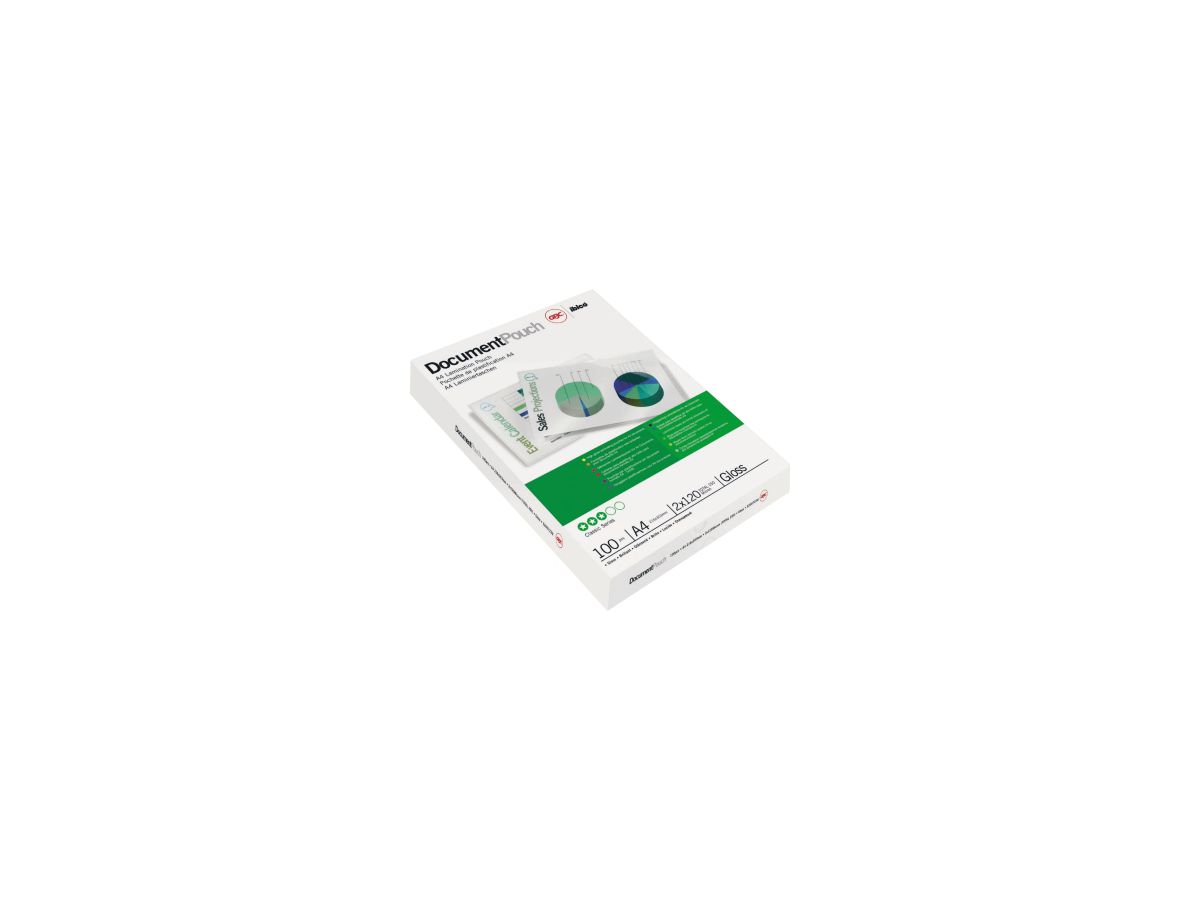 GBC Folientasche DocumentPouch IB585036 DIN A4 100 St./Pack.