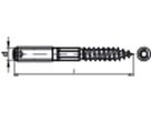 Stockschraube verzinkt M8x50mm T25 100 Stk/VE