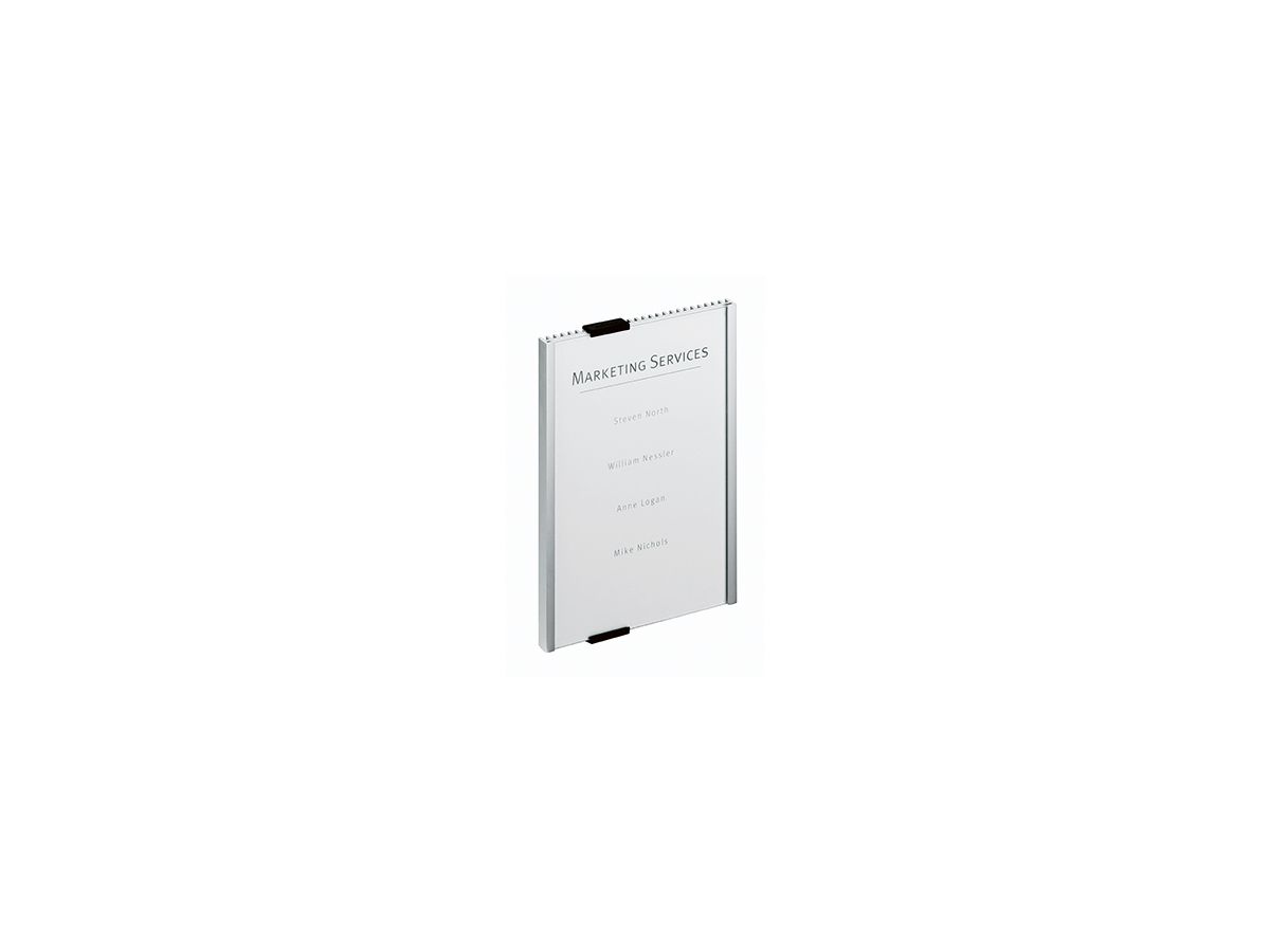 DURABLE Türschild INFO SIGN 480223 149x148,5mm metallic silber