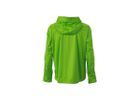 JN Mens Outdoor Jacket JN1098 100%PES, spring-green/iron-grey, Größe M