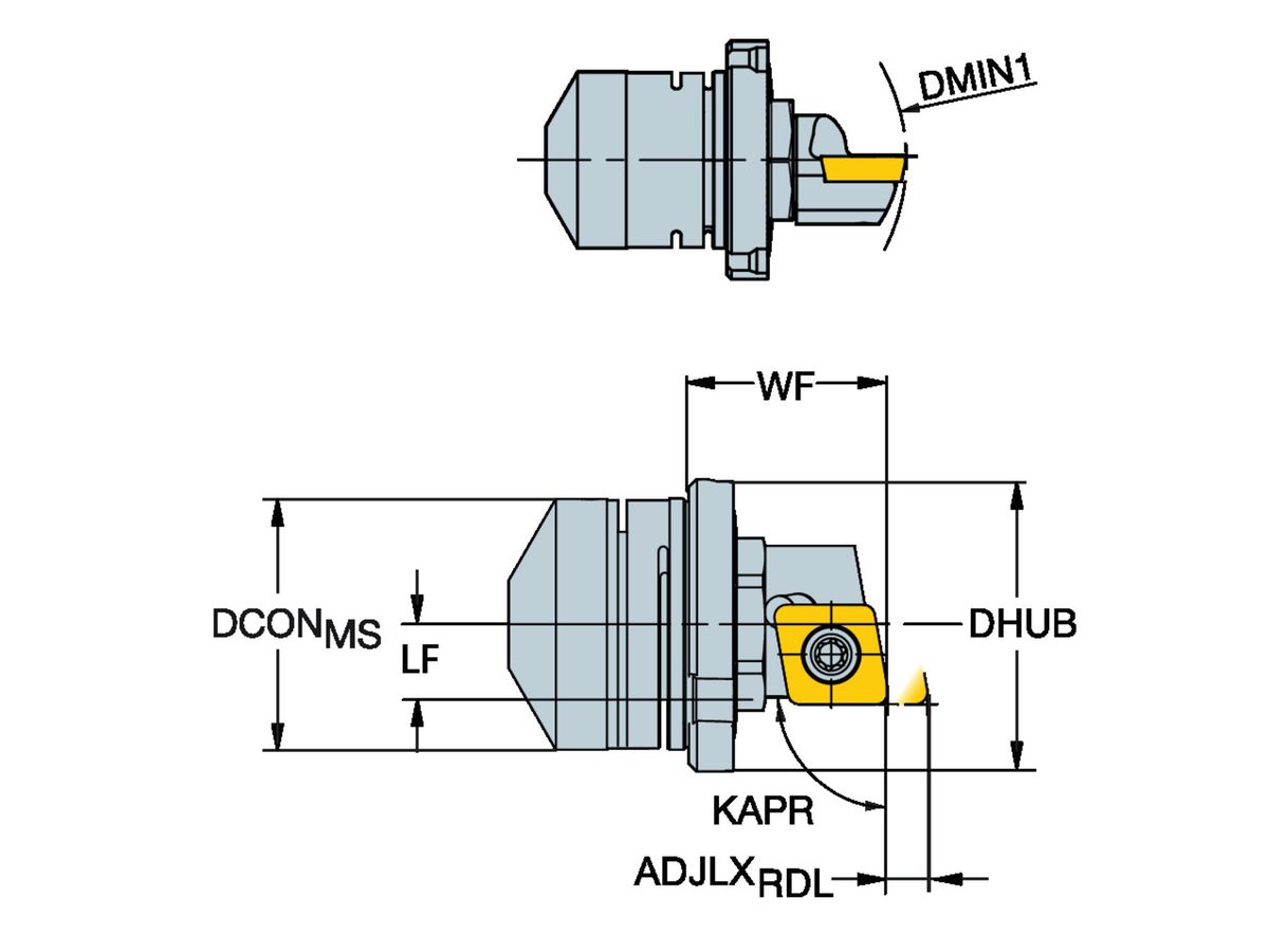 COROMANT Feinaufbohrwerkzeug L148C-11-0602