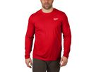 MILWAUKEE Funktions-Langarm-Shirt WWLSRD-XL rot mit UV-Schutz