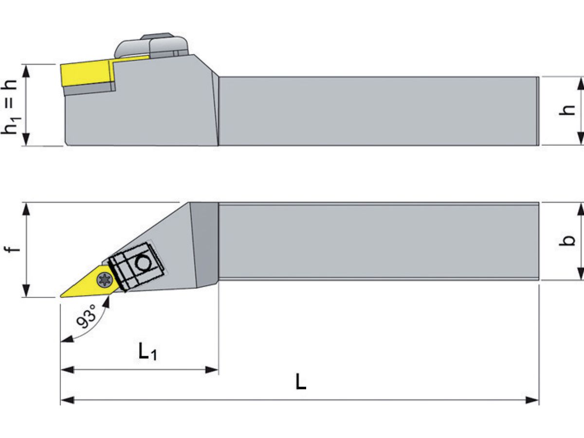 Klemmhalter 93 Grad