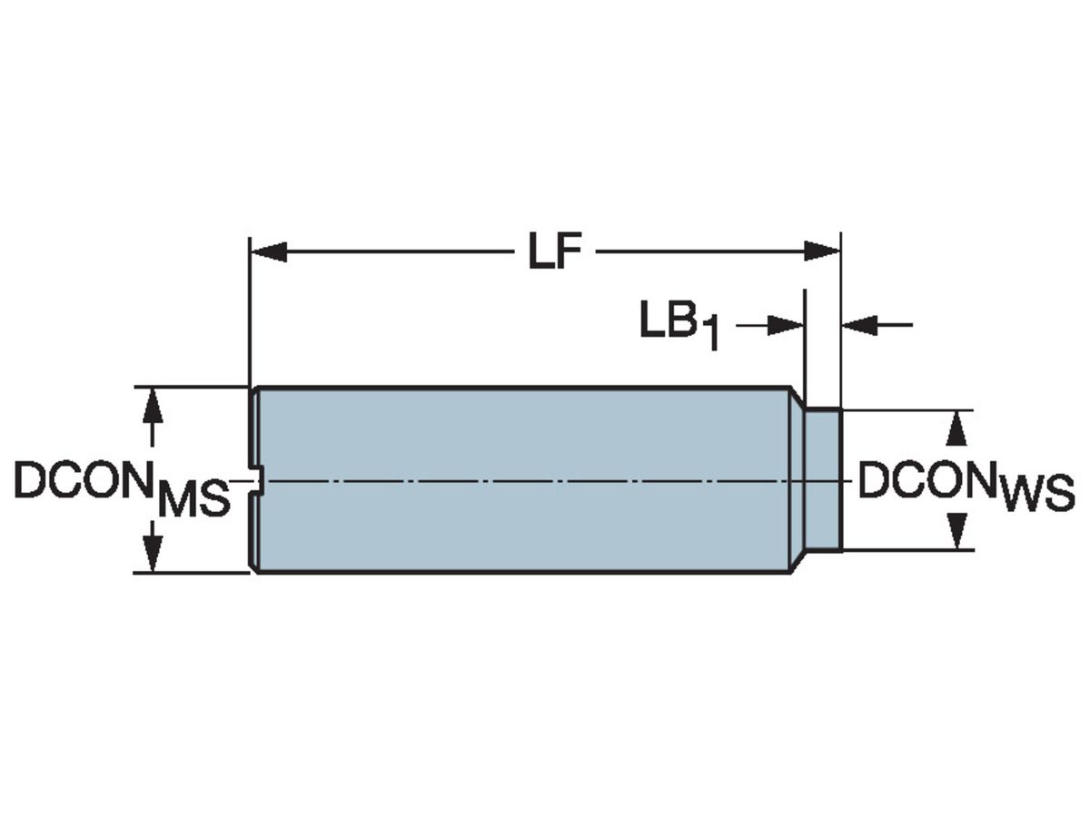 COROMANT Zylinderschaft für Coromant EH Adapter AE12-A12-SS-045