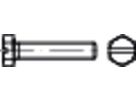 Sechskantschraube DIN933 A2 M 4x 6