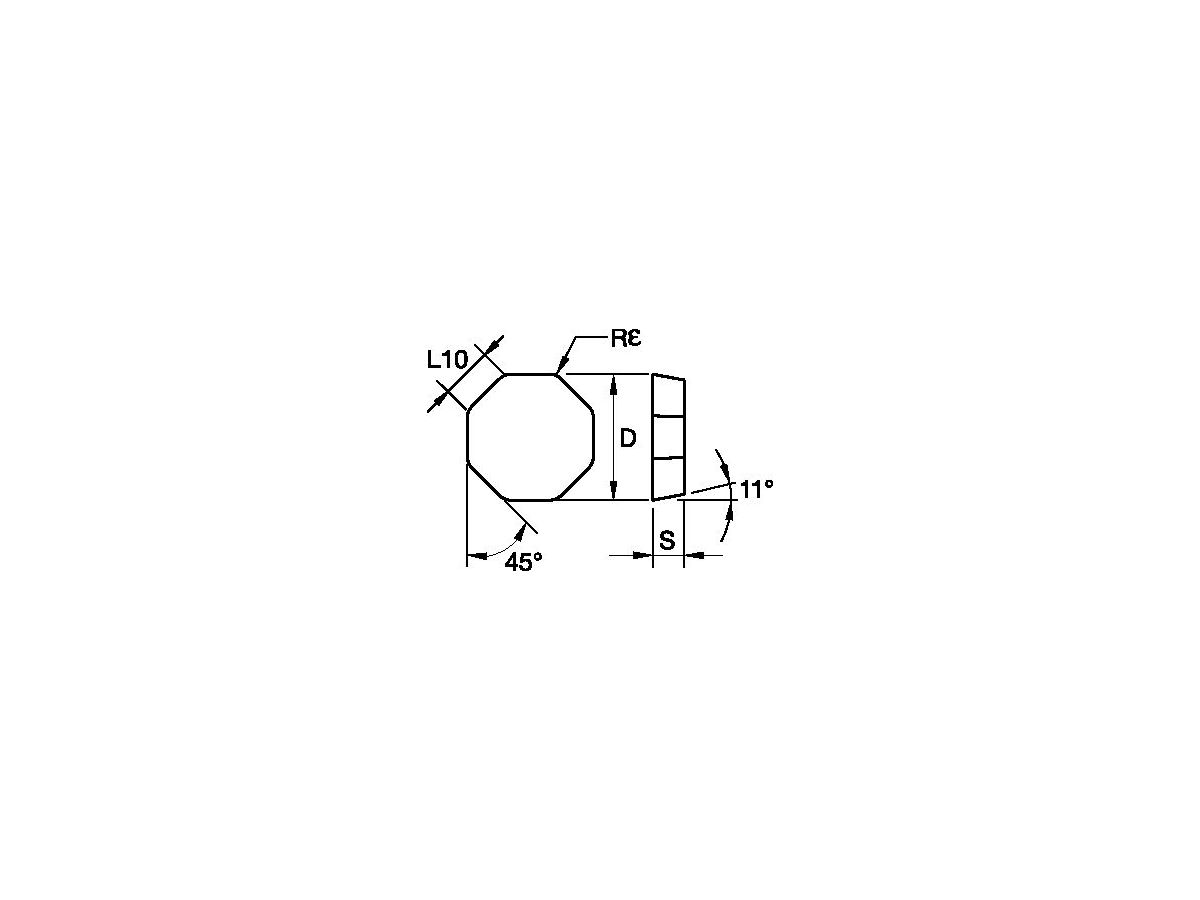 KENNAMETAL OPGN060316K68 ISO WENDEPLATTEN DREHEN OP..