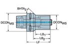 COROMANT Capto Reduzieradapter C8-391.02-63120A