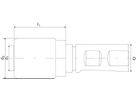 FORMAT EX Gewindeschneid-Schnellwechself DIN1835BE zylindrisch 25mm M6-20