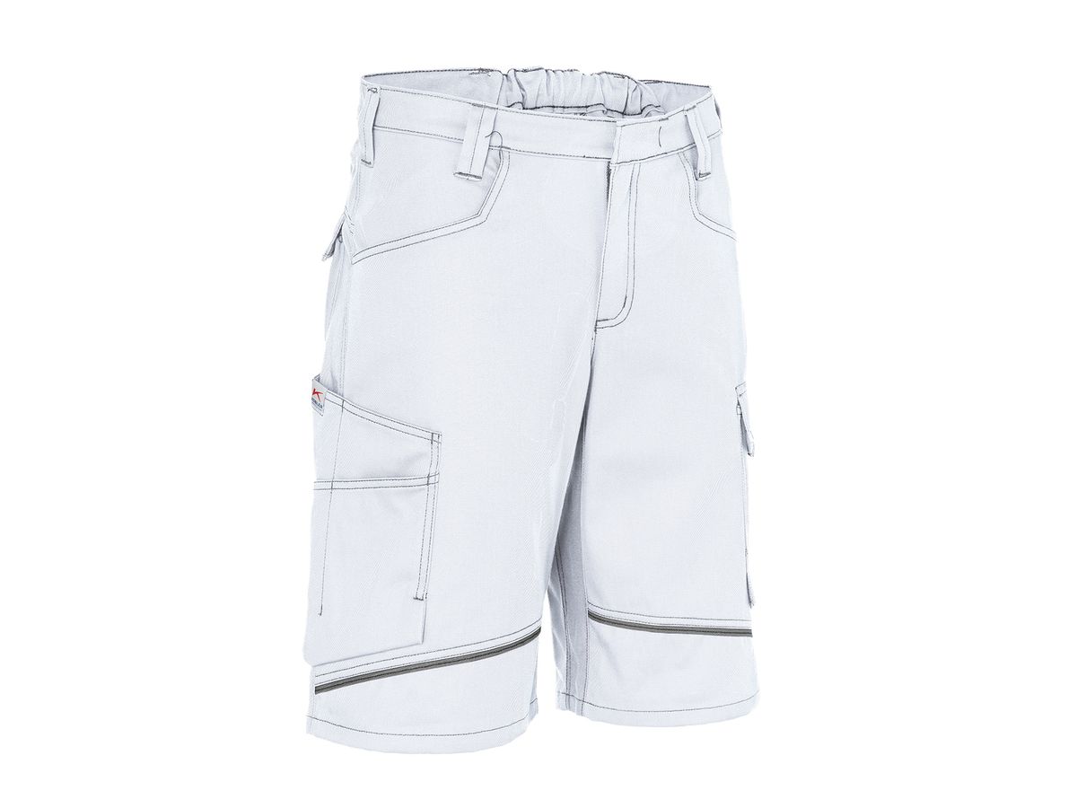 KÜBLER ICONIQ cotton Shorts 2440 weiß/anthrazit, Gr. 46