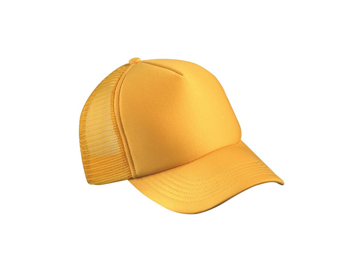 mb 5 Panel Polyester Mesh Cap MB070 100%PES, gold-yellow, Größe one size