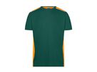 JN Herren Workwear  T-Shirt JN860 dark-green/orange, Größe S