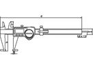 Schuifmaatset digitaal 16EWRi-V 200mm Un iversal MAHR