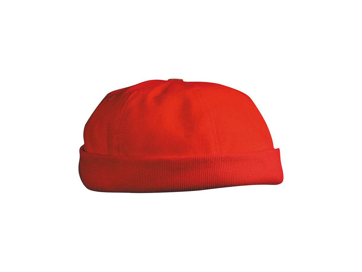 mb 6 Panel Chef Cap MB022 100%BW, red, Größe one size