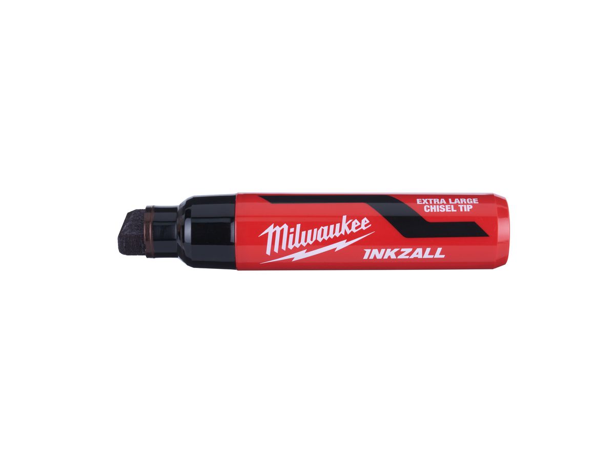 MILWAUKEE INKZALL Permanentmarker Keilspitze XL schwarz