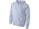 JN Hooded Jacket JN059 100%BW, white, Größe 3XL