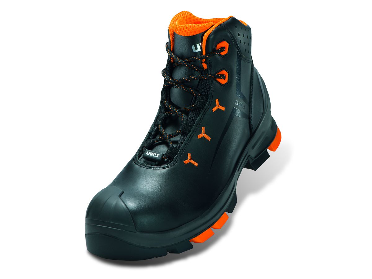 UVEX 2 Sicherheits-Stiefel S3L ESD SR schw/orange 6503