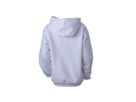 JN Hooded Sweat Junior JN047K 80%BW/20%PES, white, Größe XL