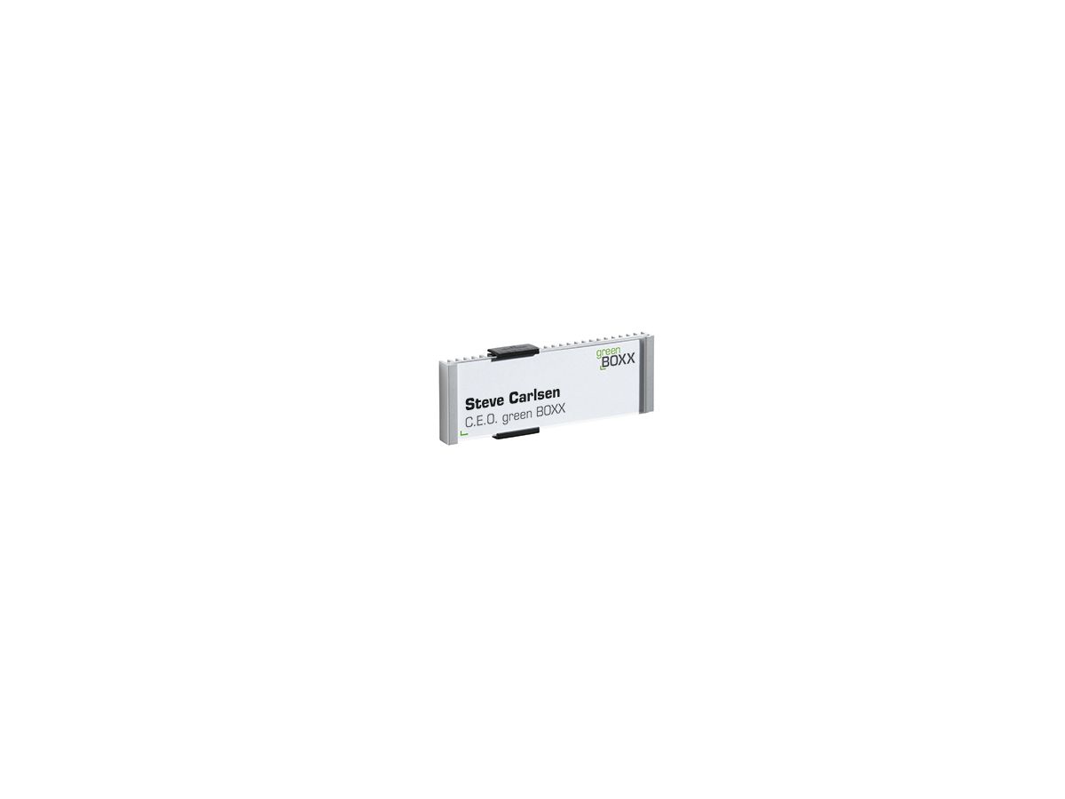 DURABLE Türschild INFO SIGN 480023 149x525mm metallic silber