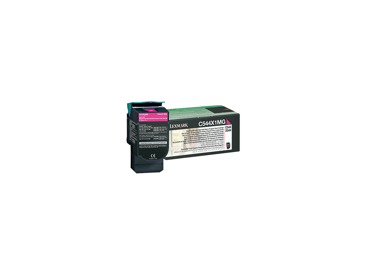 Lexmark Toner C544X1MG 4.000Seiten magenta