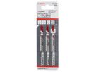 BOSCH Stichsägeblatt T 102 H Clean for PVC, 3er-Pack