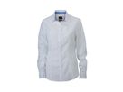 JN Ladies Plain Shirt JN618 100% BW, white/royal-white, Größe S