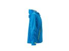 JN Mens Outdoor Jacket JN1098 100%PES, aqua/acid-yellow, Größe L