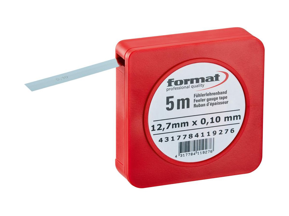Fühlerlehrenband 0,25mm INOX  FORMAT
