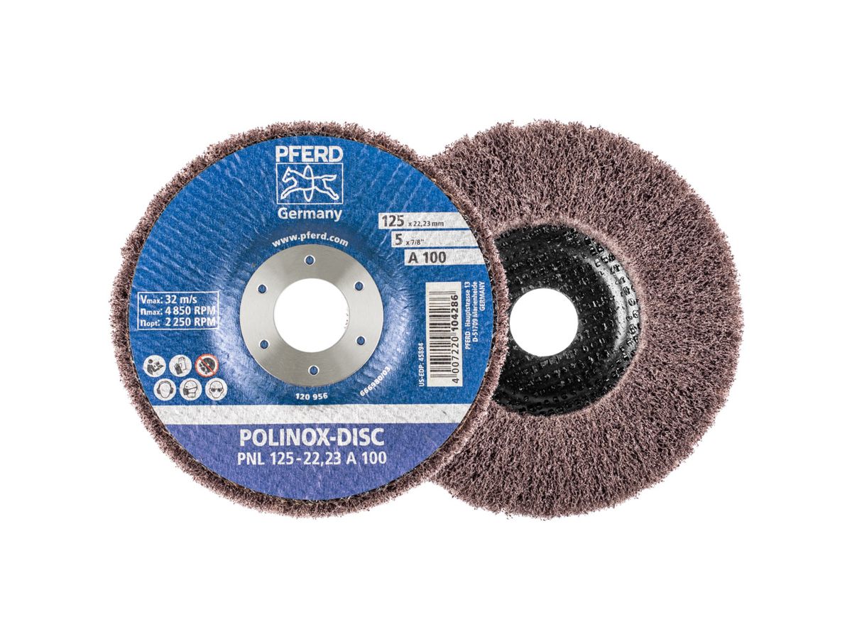 PFERD POLINOX-Schleifdisc 125x22,23 mm A