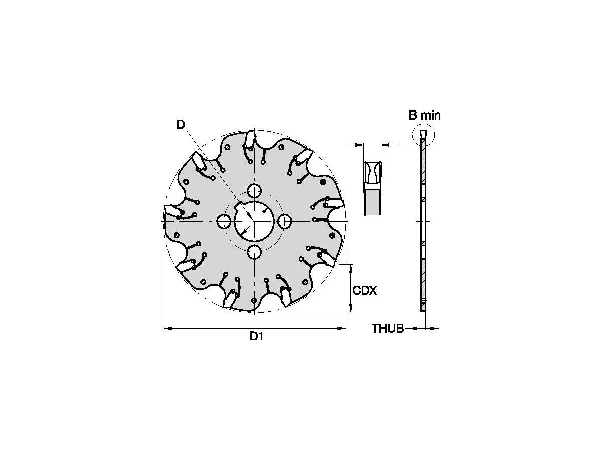 KENNAMETAL KVNS A2 Scheibenfräser A2 Cut