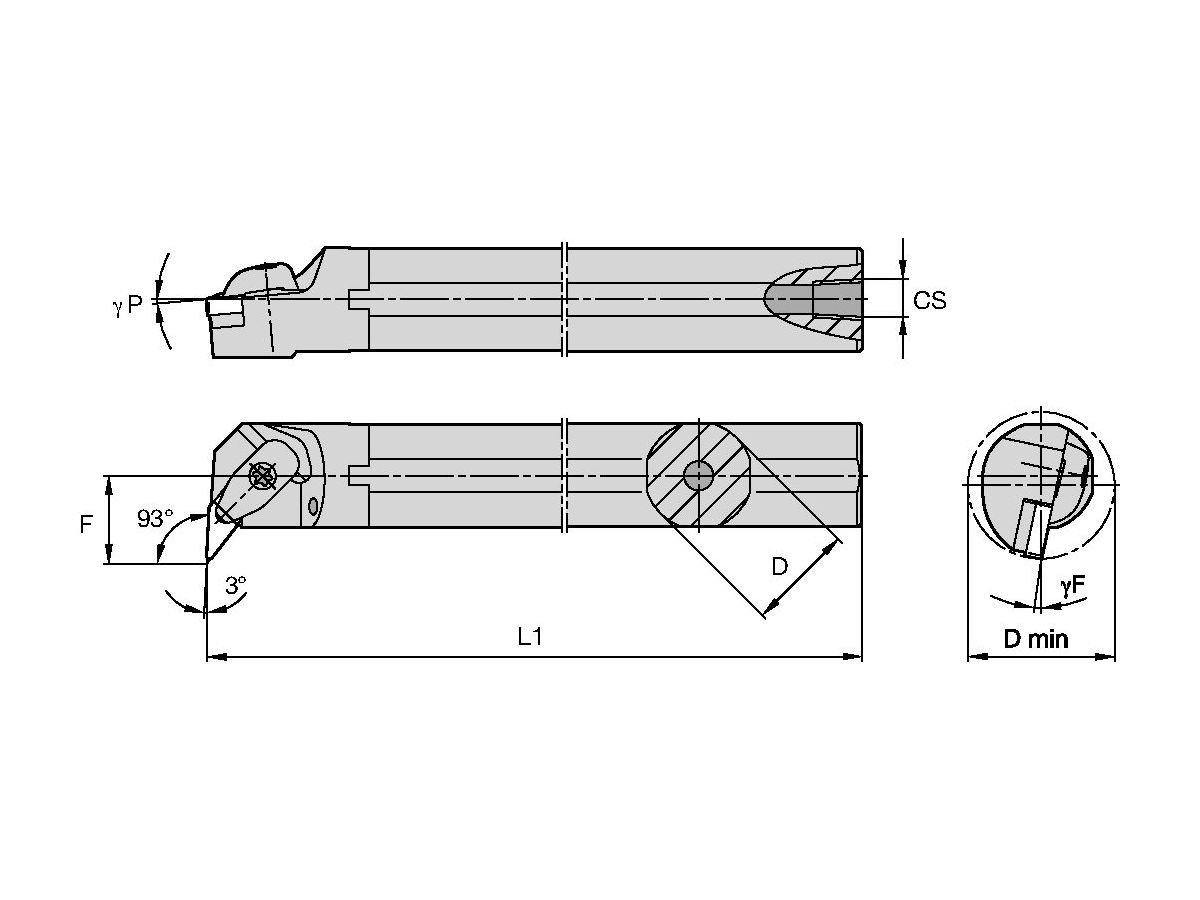 KENNAMETAL Kenclamp D-Klemmung Für negat