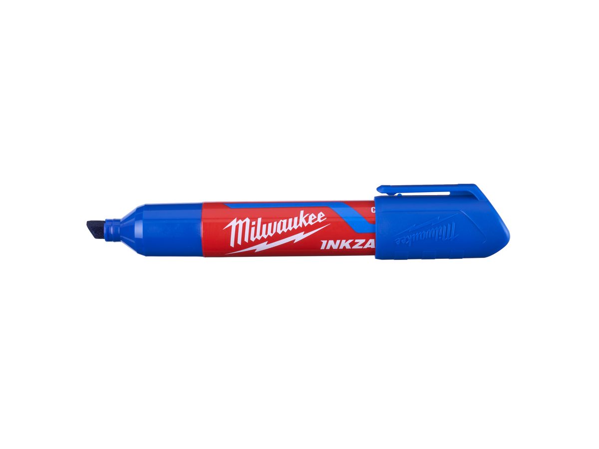 MILWAUKEE INKZALL Permanentmarker Keilspitze L blau