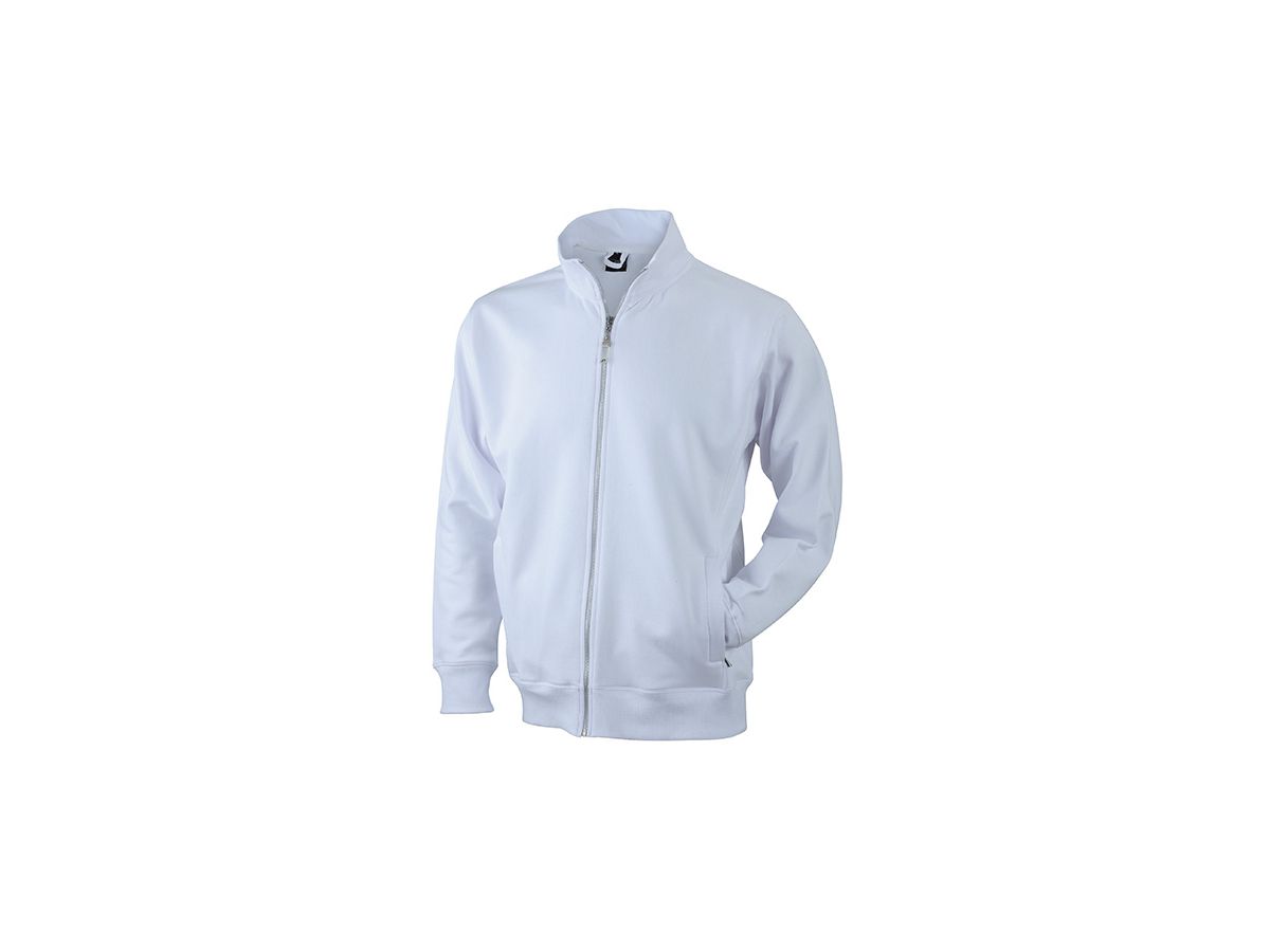 JN Mens  Jacket JN046 80%BW/20%PES, white, Größe 2XL