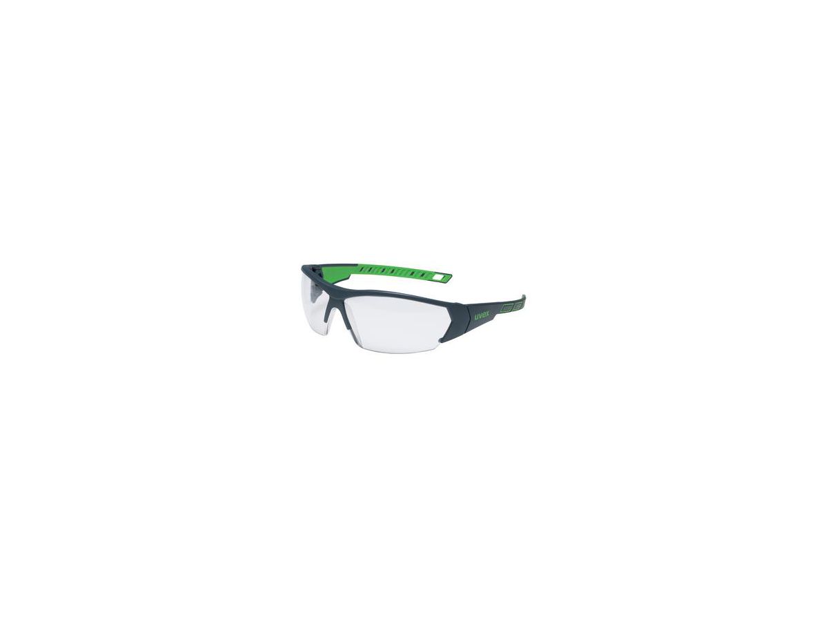 UVEX Schutzbrille i-works anthr./grün Scheibe: PC klar, Nr. 9194.175