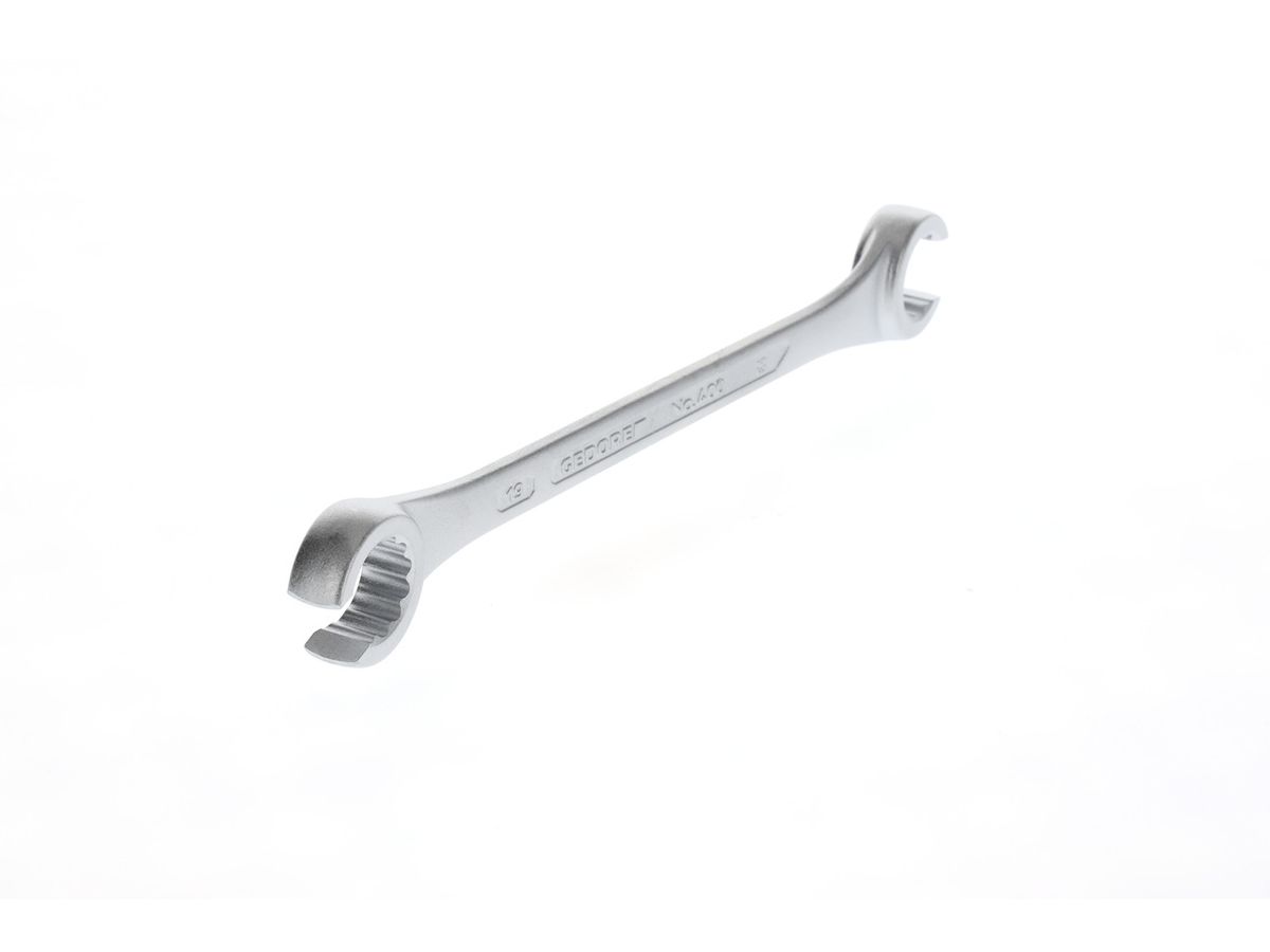 Double ring spanner open 17x19mm Gedore