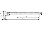 FORMAT Schraube für T-Nuten DIN787 M 12 x 14 x 125 mm komplett